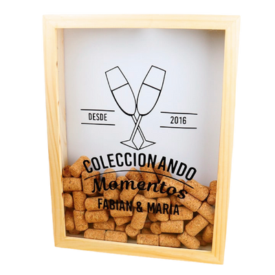 MS Regalos Personalizados | Alcancía de Corchos | Coleccionando momentos | My Sign Lima Peru