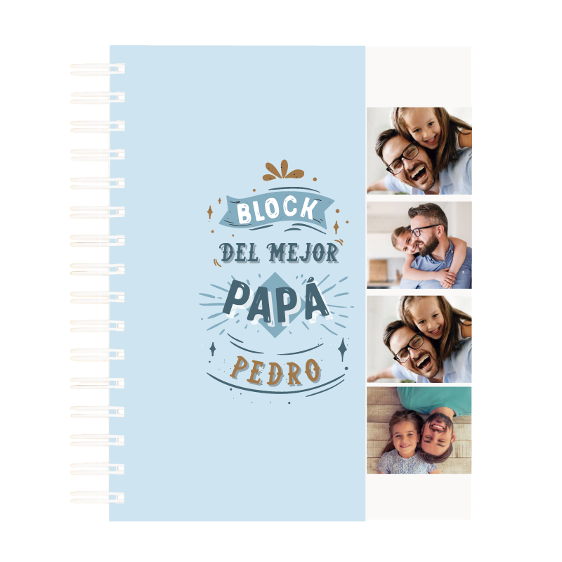 MS Regalos Personalizados | Block Personalizado | Block del Mejor Papá | My Sign Lima Peru