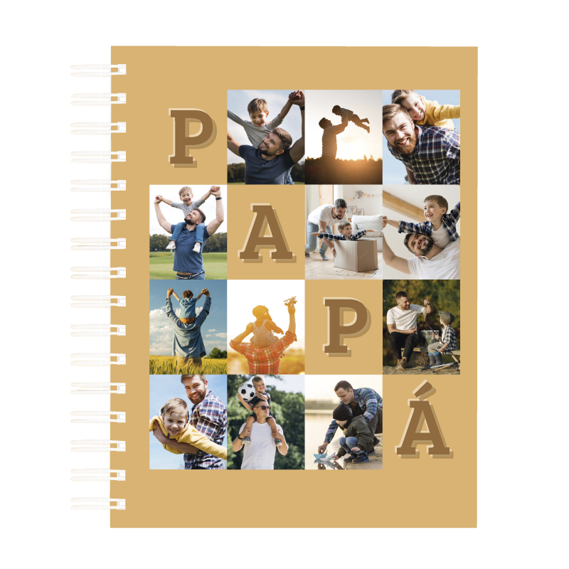 MS Regalos Personalizados | Block Personalizado | Papá Collage | My Sign Lima Peru