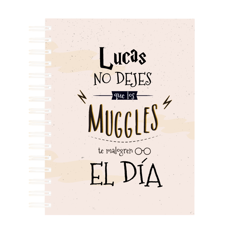 MS Regalos Personalizados | Block Personalizado | No dejes que los Muggles | My Sign Lima Peru