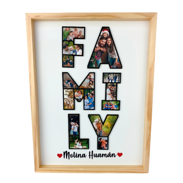 MS Regalos Personalizados | Cuadro en Piezas | Family | My Sign Lima Peru