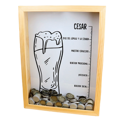 MS Regalos Personalizados | Alcancía de Chapas | Dios del lúpulo nombre | My Sign Lima Peru