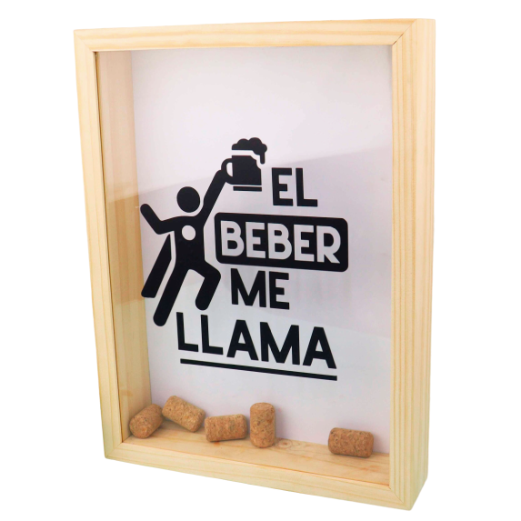 MS Regalos Personalizados | Alcancía de Corchos | El beber me llama | My Sign Lima Peru