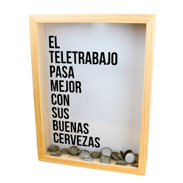 MS Regalos Personalizados | Alcancía de Corchos | El teletrabajo | My Sign Lima Peru