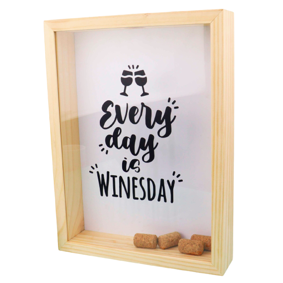MS Regalos Personalizados | Alcancía de Corchos | Everyday is winesday | My Sign Lima Peru