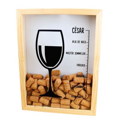 MS Regalos Personalizados | Alcancía de Corchos | Hijo de Baco personalizado | My Sign Lima Peru