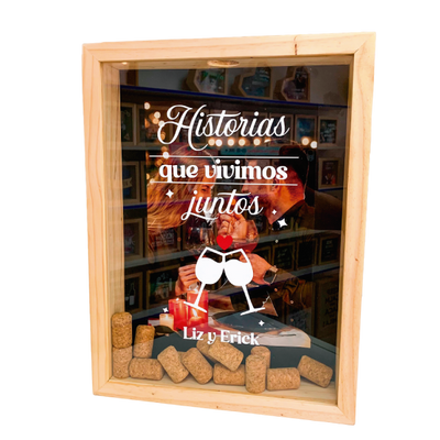 MS Regalos Personalizados | Alcancía de Corchos | Historias que vivimos juntos | My Sign Lima Peru