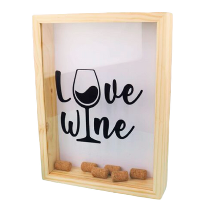 MS Regalos Personalizados | Alcancía de Corchos | Love Wine | My Sign Lima Peru