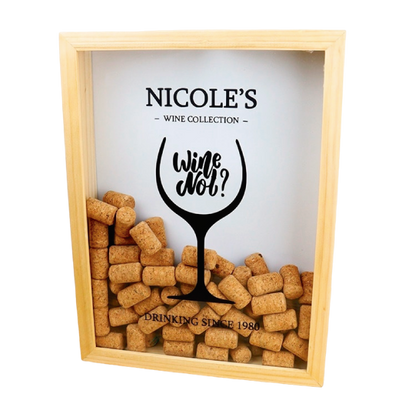 MS Regalos Personalizados | Alcancía de Corchos | Wine not? | My Sign Lima Peru