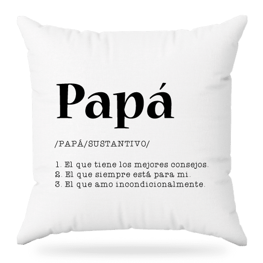 MS Regalos Personalizados | Almohada personalizada | Papá incondicional | My Sign Lima Peru