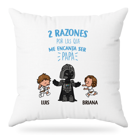 MS Regalos Personalizados | Almohada personalizada | Hijos Razones Star Wars | My Sign Lima Peru