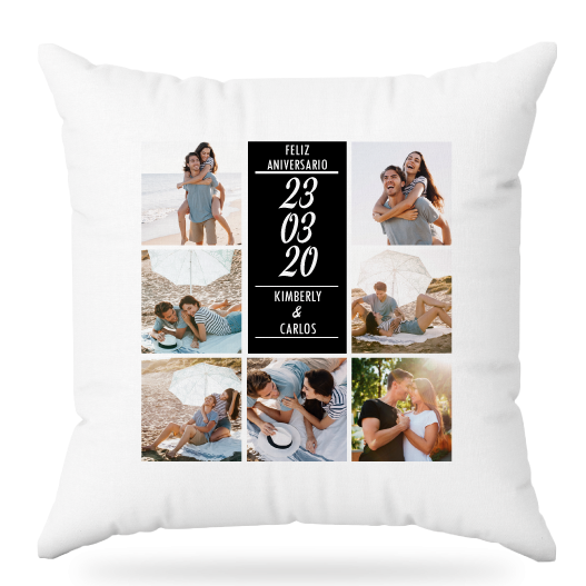 MS Regalos Personalizados | Almohada personalizada | Feliz Aniversario 01 | My Sign Lima Peru