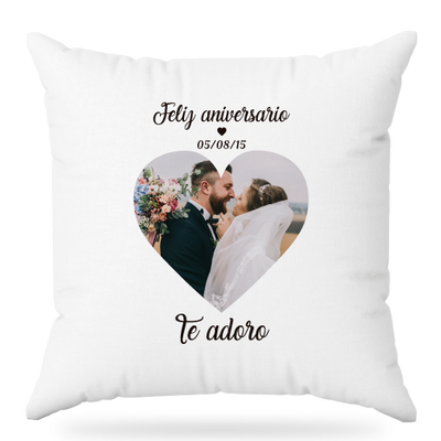 MS Regalos Personalizados | Almohada personalizada | Feliz Aniversario 03 | My Sign Lima Peru