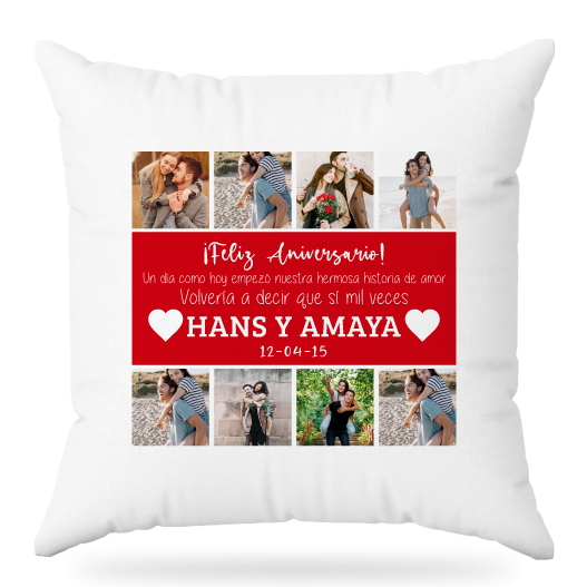 MS Regalos Personalizados | Almohada personalizada | Fotos pareja | My Sign Lima Peru
