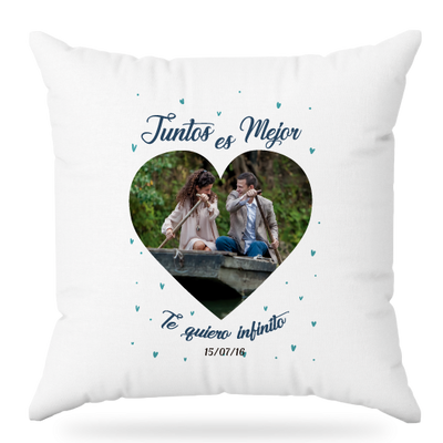 MS Regalos Personalizados | Almohada personalizada | Juntos es mejor 01 | My Sign Lima Peru