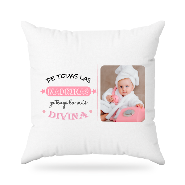MS Regalos Personalizados | Almohada personalizada | Madrina divina | My Sign Lima Peru
