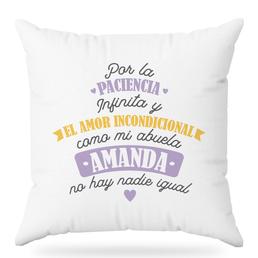 MS Regalos Personalizados | Almohada personalizada | Amor incondicional | My Sign Lima Peru
