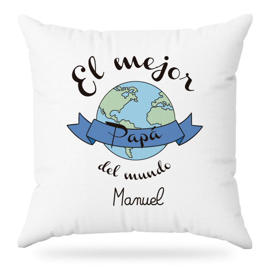 MS Regalos Personalizados | Almohada personalizada | El mejor papá 02 | My Sign Lima Peru