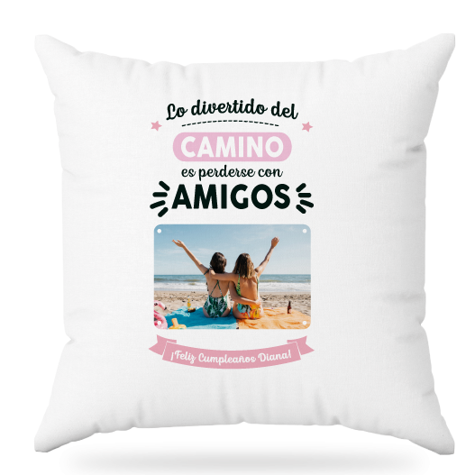 MS Regalos Personalizados | Almohada personalizada | Lo divertido del camino | My Sign Lima Peru