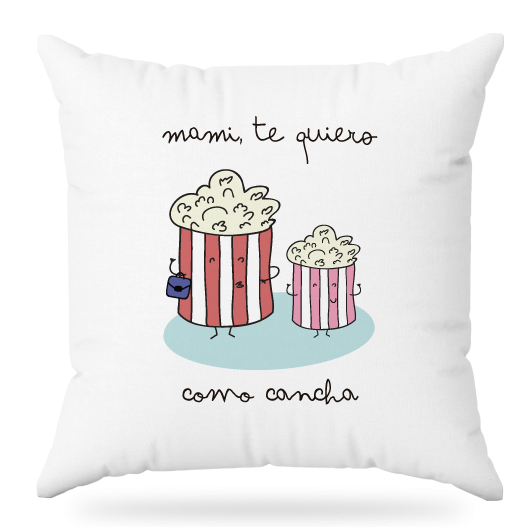 MS Regalos Personalizados | Almohada personalizada | Mamá te quiero como cancha | My Sign Lima Peru