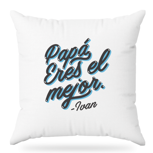 MS Regalos Personalizados | Almohada personalizada | Papá eres el mejor | My Sign Lima Peru