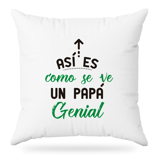 MS Regalos Personalizados | Almohada personalizada | Papá genial | My Sign Lima Peru