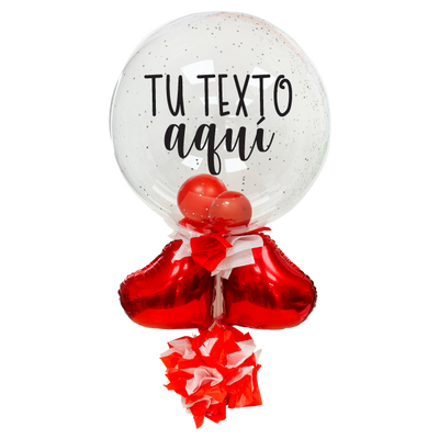 MS Regalos Personalizados | Arreglo de Globos | Rojo Corazones | My Sign Lima Peru