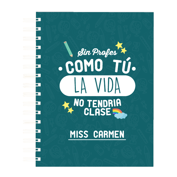MS Regalos Personalizados | Block personalizado | Sin profes como tú | My Sign Lima Peru