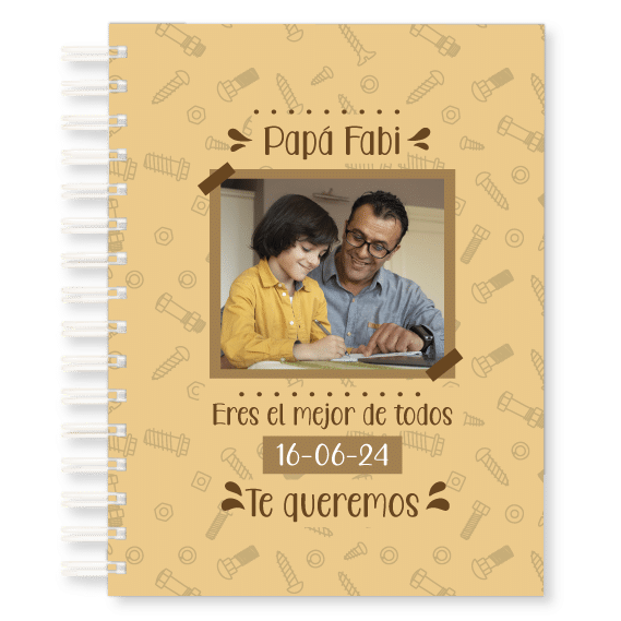MS Regalos Personalizados | Block personalizado | Papá te queremos | My Sign Lima Peru