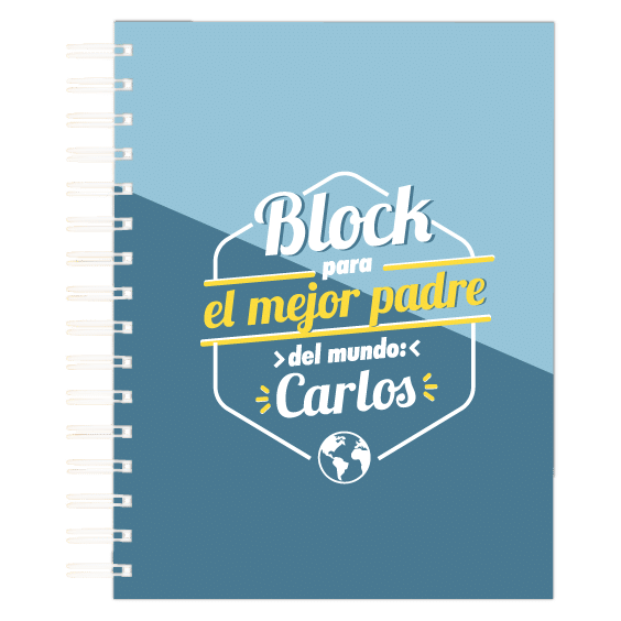 MS Regalos Personalizados | Block personalizado | Mejor Papá | My Sign Lima Peru