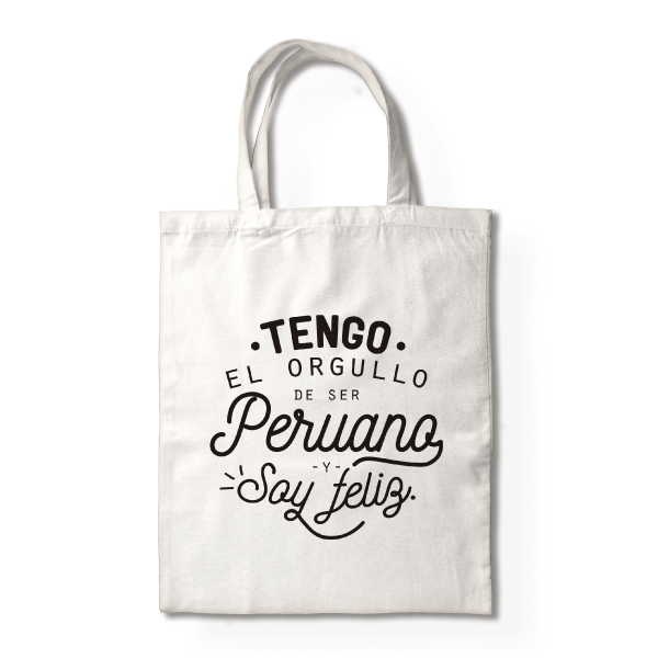 MS Regalos Personalizados | Totebag | Tengo el orgullo de ser peruano | My Sign Lima Peru