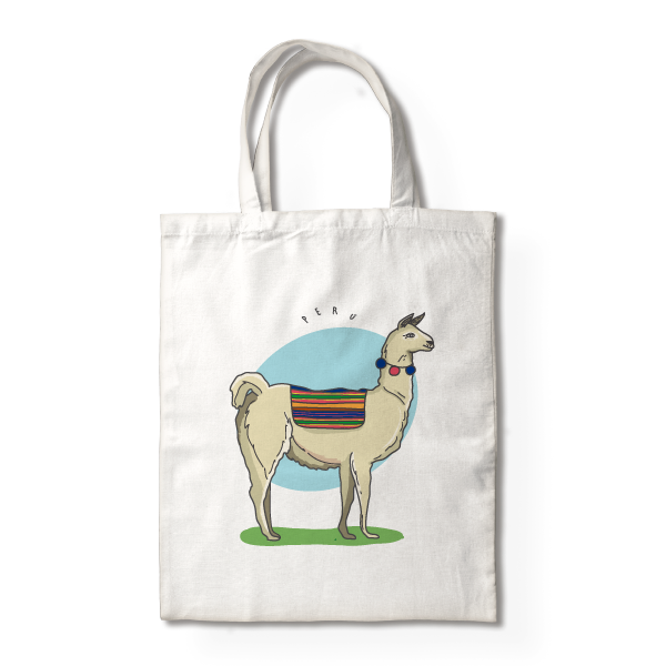 MS Regalos Personalizados | Bolsa Tocuyo | Llama | My Sign Lima Peru