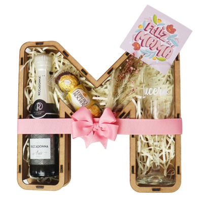 MS Regalos Personalizados | Box Letra M - Mamá | My Sign Lima Peru