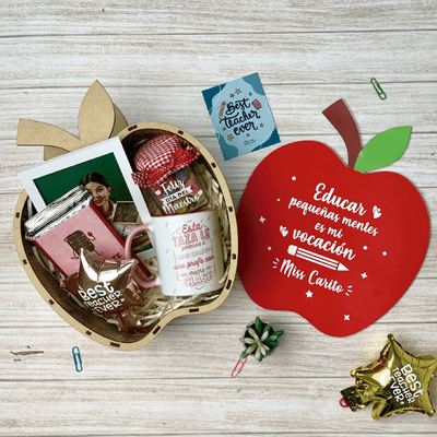 MS Regalos Personalizados | Gift box | Temático Manzana | My Sign Lima Peru