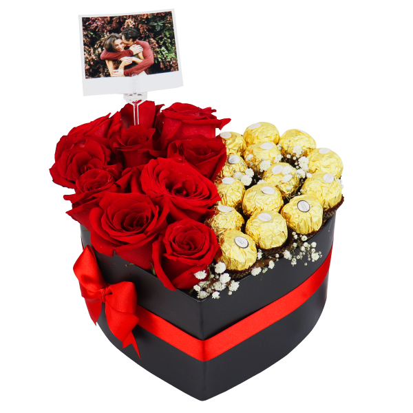 MS Regalos Personalizados | Caja de Flores | Ferrero | My Sign Lima Peru