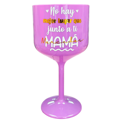 MS Regalos Personalizados | Copa Gin | Junto a ti Mamá | My Sign Lima Peru