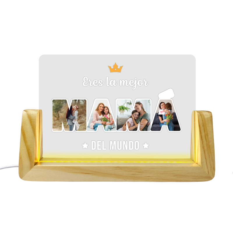MS Regalos Personalizados | Cuadro de Luz – Mamá | My Sign Lima Peru