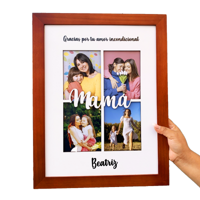 MS Regalos Personalizados | Cuadro Silueta - Mamá | My Sign Lima Peru