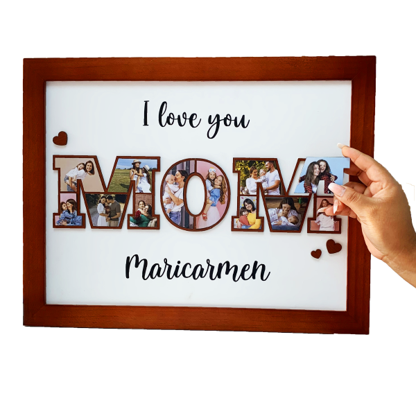 MS Regalos Personalizados | Cuadro en piezas | Mom | My Sign Lima Peru