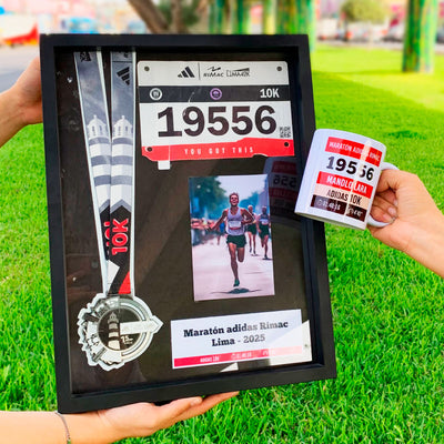 MS Regalos Personalizados | Cuadro A3 Medallero | Maratón Lima | My Sign Lima Peru
