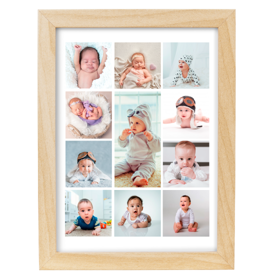 MS Regalos Personalizados | Cuadro personalizado | Fotos collage bebe | My Sign Lima Peru