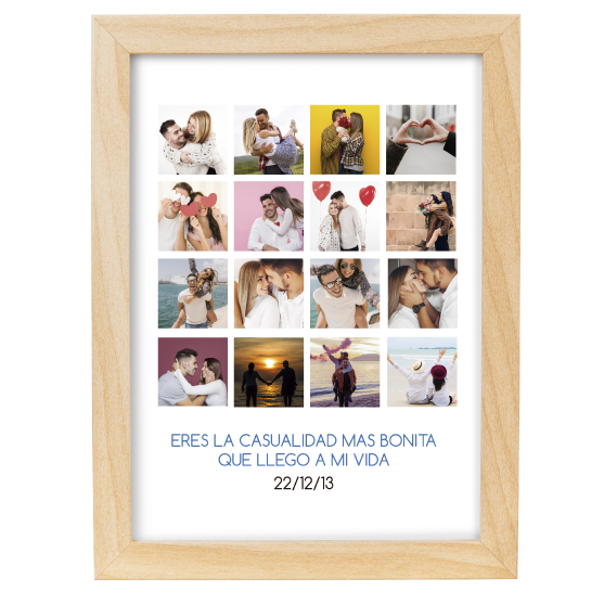 MS Regalos Personalizados | Cuadro personalizado | Casualidad más bonita | My Sign Lima Peru