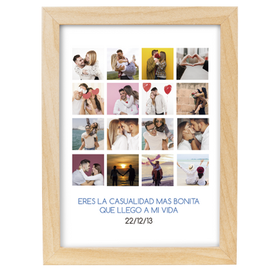 MS Regalos Personalizados | Cuadro personalizado | Casualidad más bonita | My Sign Lima Peru