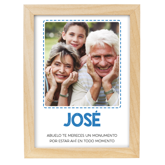 MS Regalos Personalizados | Cuadro personalizado | Abuelo monumento | My Sign Lima Peru