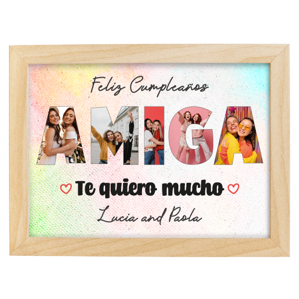 MS Regalos Personalizados | Cuadro Personalizado l Cumple 03 | My Sign Lima Peru