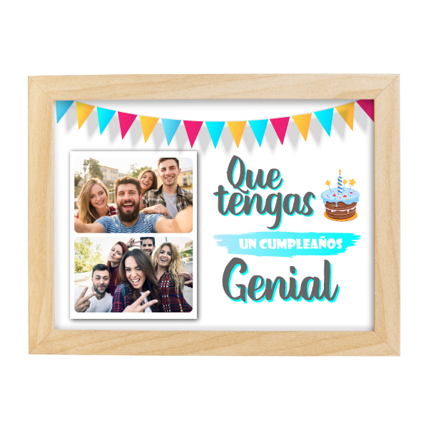 MS Regalos Personalizados | Cuadro personalizado | Cumpleaños genial | My Sign Lima Peru