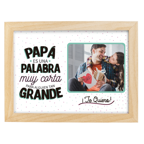 MS Regalos Personalizados | Cuadro personalizado | Feliz día papá 02 | My Sign Lima Peru