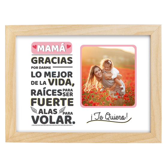 MS Regalos Personalizados | Cuadro personalizado | Gracias por darme lo mejor | My Sign Lima Peru