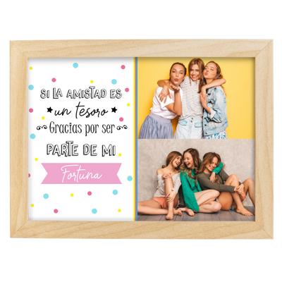 MS Regalos Personalizados | Cuadro personalizado | La amistad es un tesoro | My Sign Lima Peru