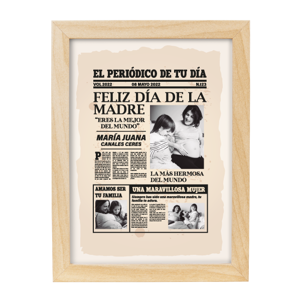 MS Regalos Personalizados | Cuadro personalizado | Periódico | My Sign Lima Peru